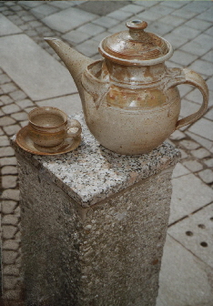 2 Literteekanne mit Tasse 2 Literteekanne mit Tasse